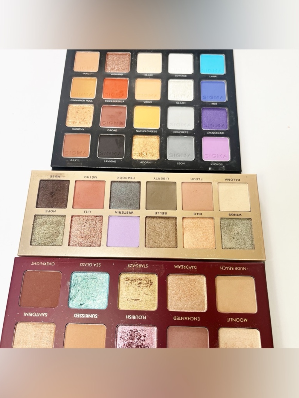 Anastasia Beverly Hills, Sigma Beauty & Wander Beauty eyeshadow palettes